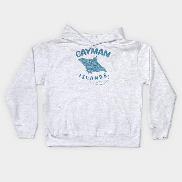 Cayman Islands, Spotted Eagle Ray Kids Hoodie by jcombs